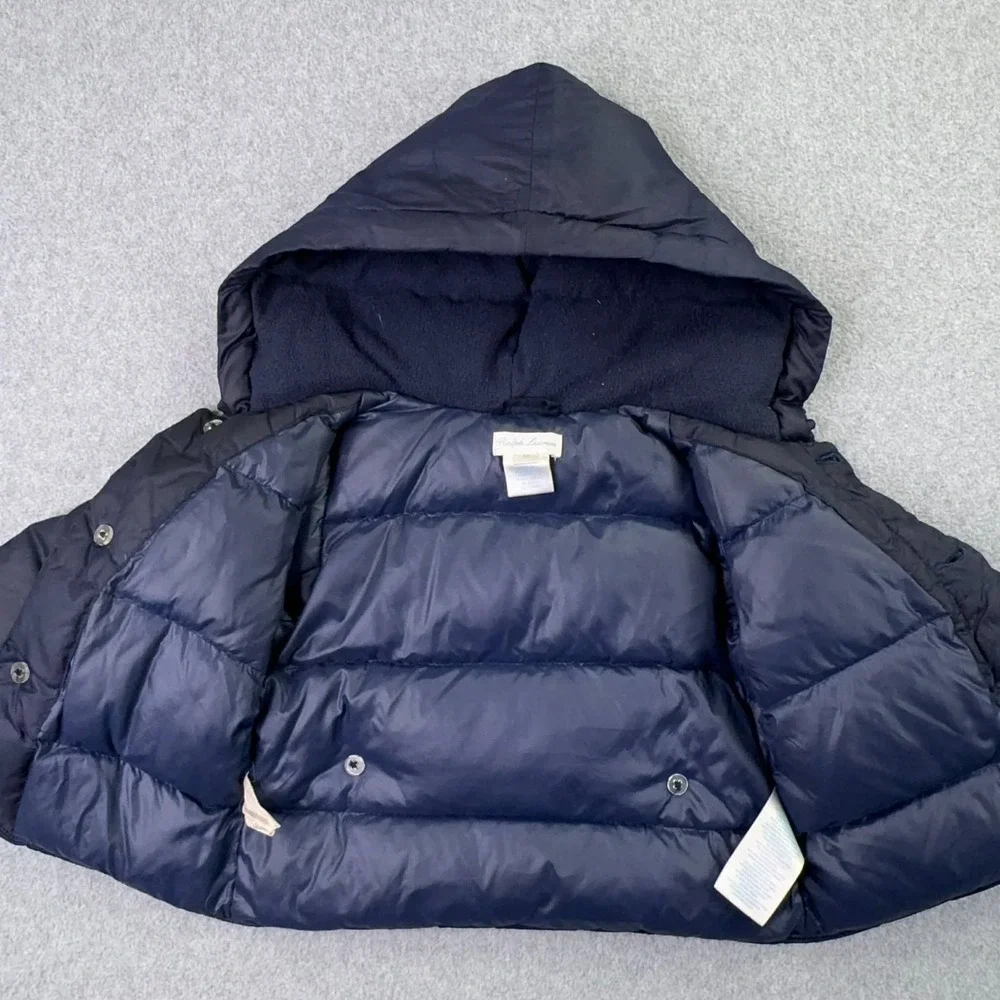 Ralph Lauren Infant Down Puffer Jacket Size 6M‎ Navy Pony Pockets Preppy City
